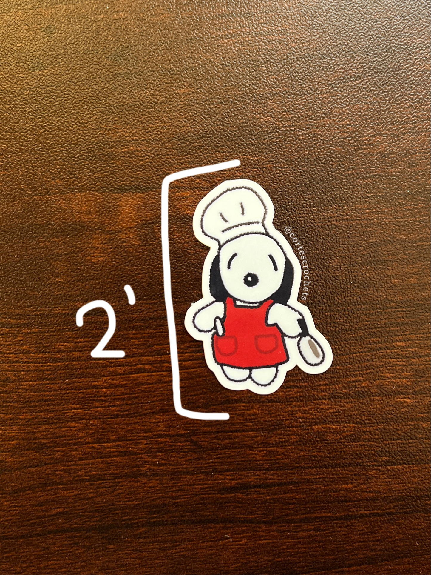 Snoopy the Chef Sticker