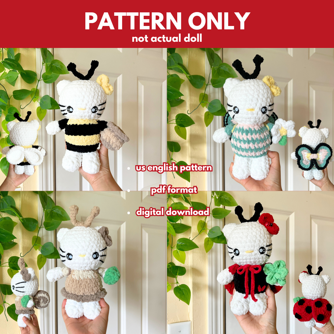 Hello Kitty as Bugs (PATTERN)