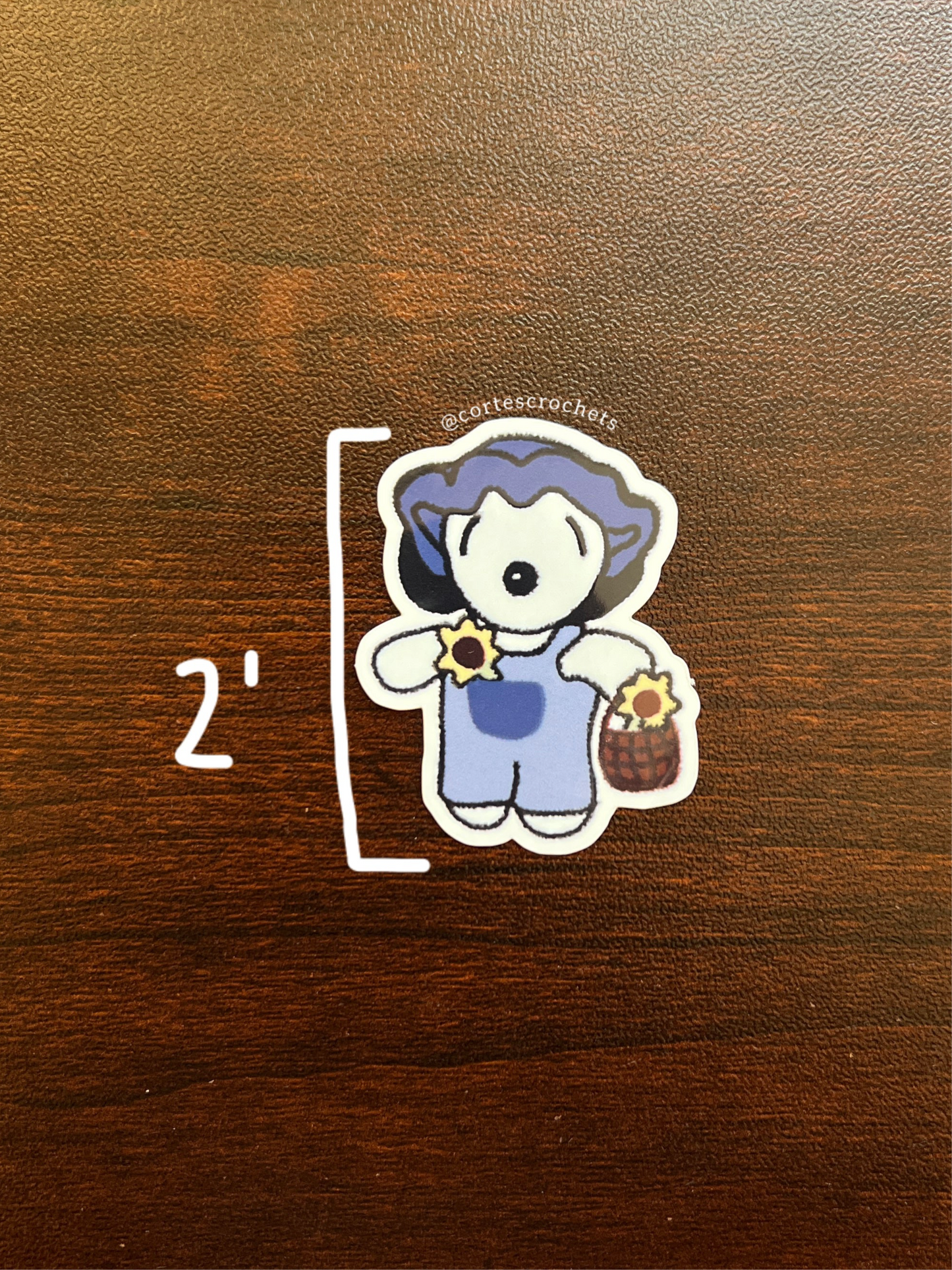 Snoopy the Gardener Sticker