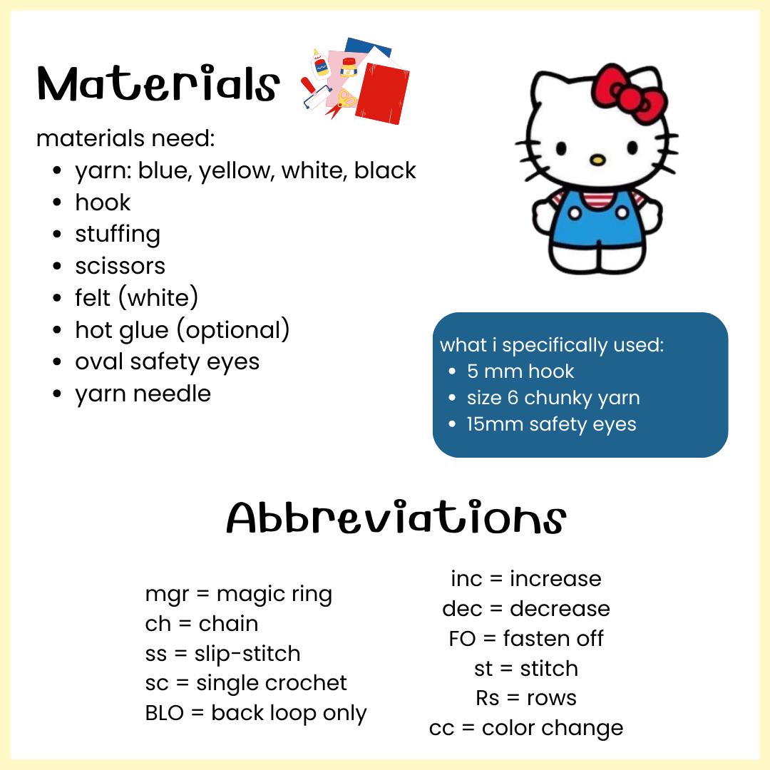 Hello Kitty & Spiderman (PATTERNS)