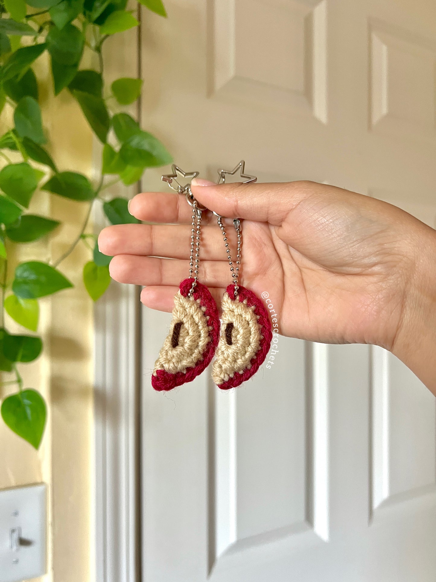 Apple Slice Keychain