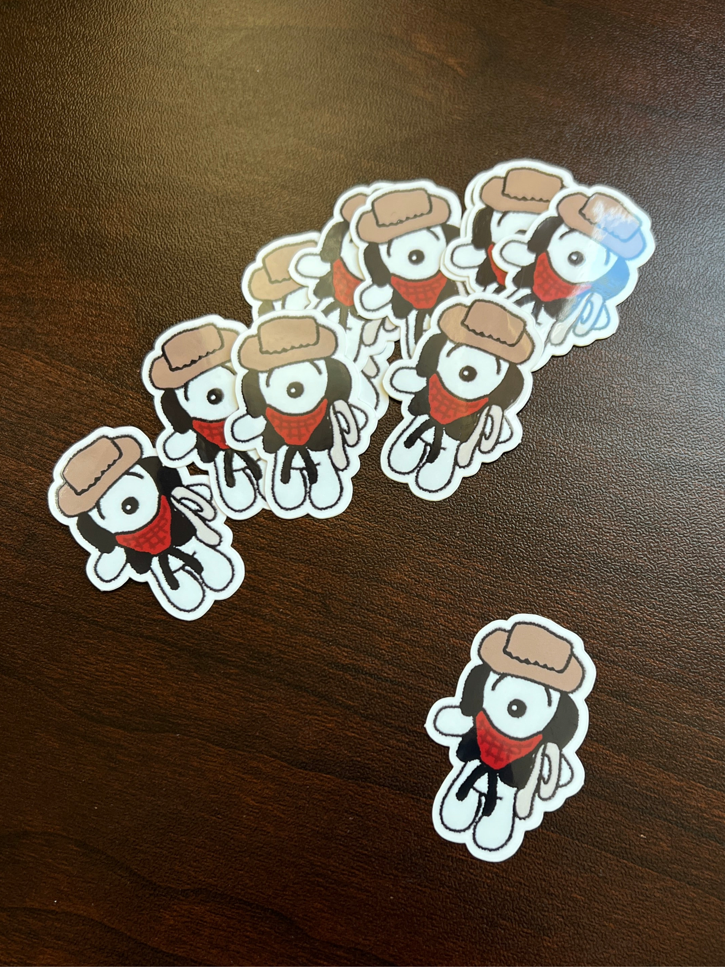 Snoopy the Cowboy Sticker