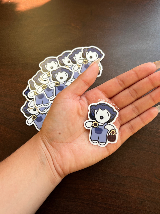 Snoopy the Gardener Sticker