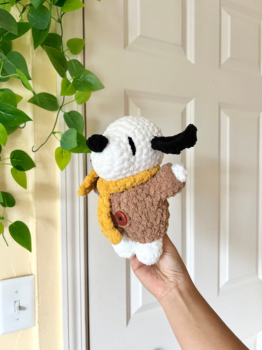 Snoopy in coat & scarf