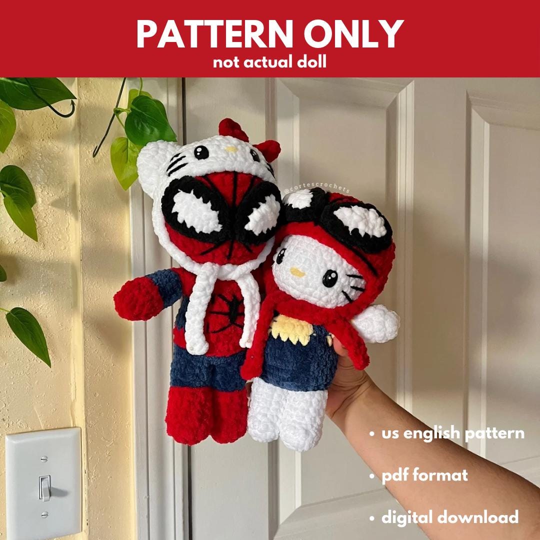Hello Kitty & Spiderman (PATTERNS)