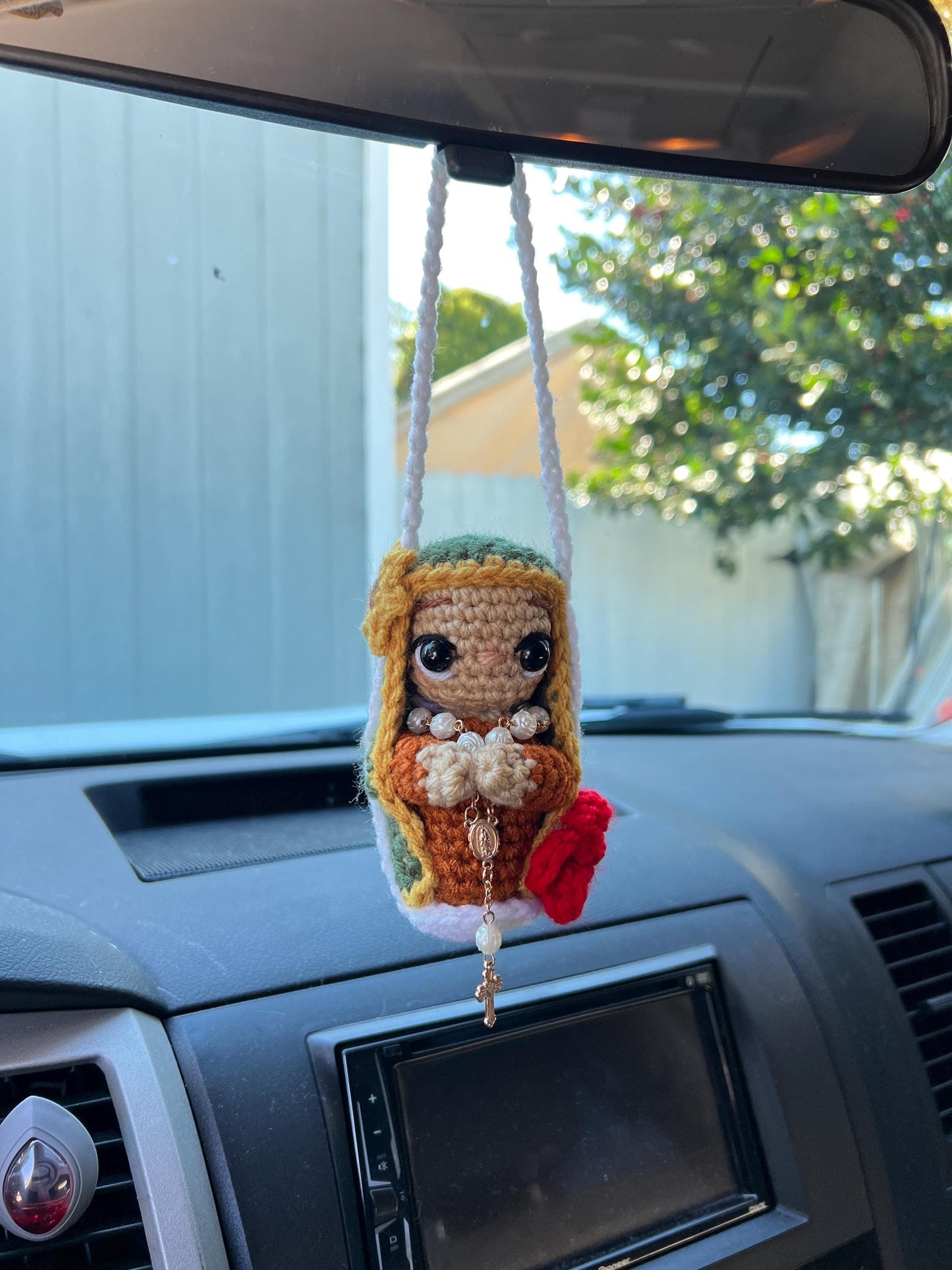 Virgin Mary Car Hanger (PATTERN)