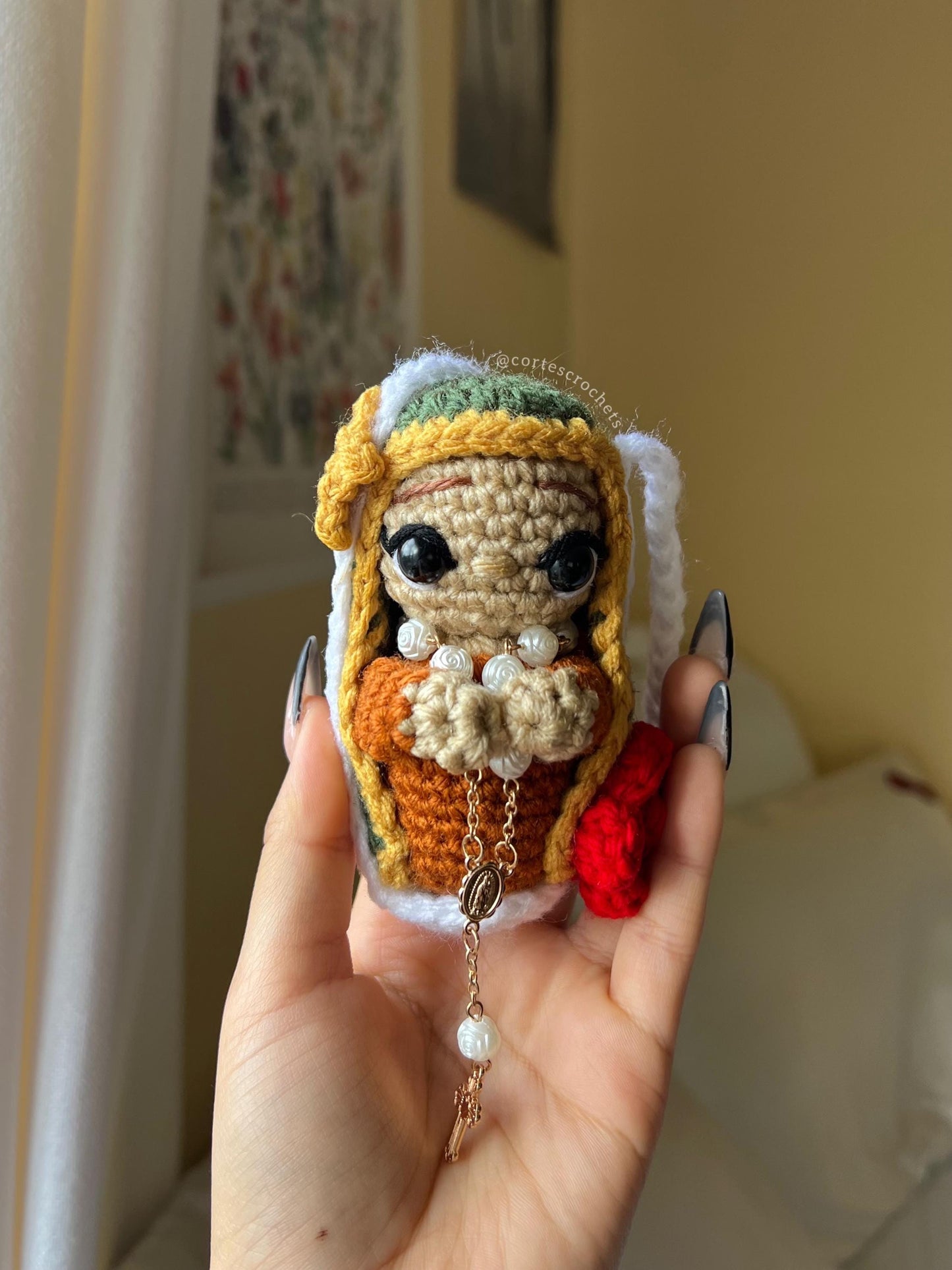 Virgin Mary Car Hanger (PATTERN)