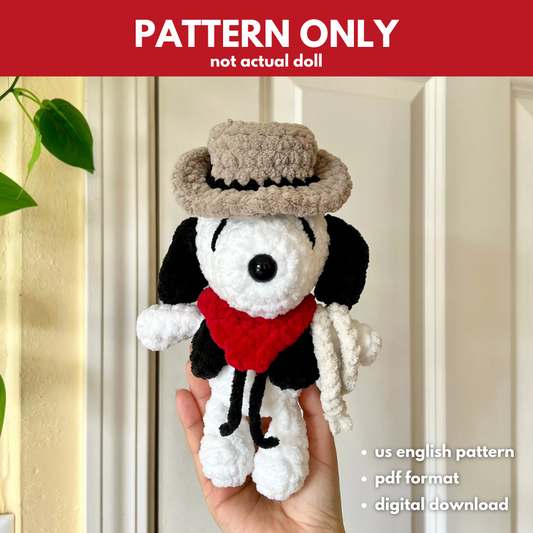 Cowboy Snoopy PATTERN