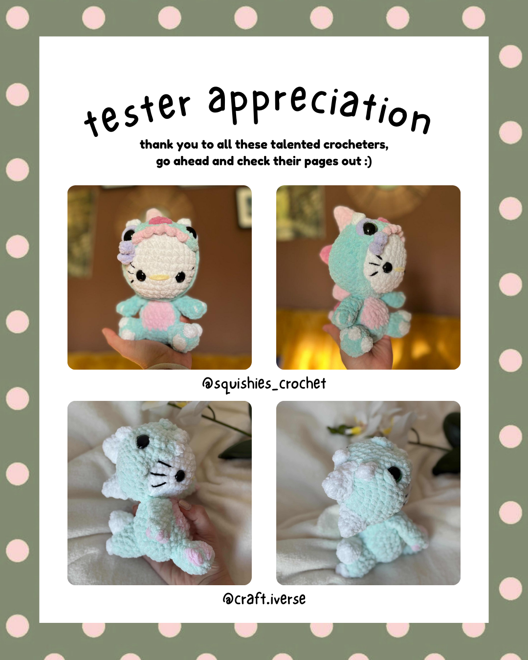 HK in Dino Costume (PATTERN)