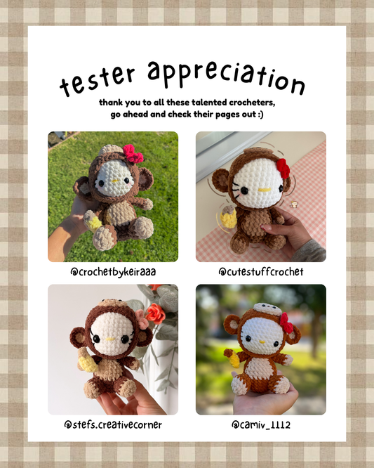 HK in Monkey Costume (PATTERN)