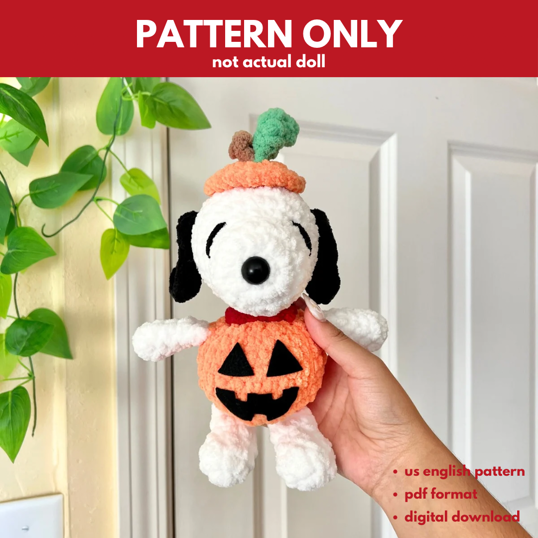 Mini Pumpkin Snoopy (PATTERN)