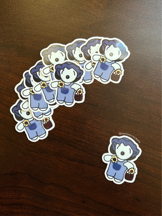 Snoopy the Gardener Sticker