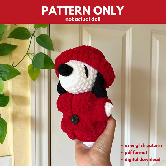 Mini Snoopy Puffer PATTERN