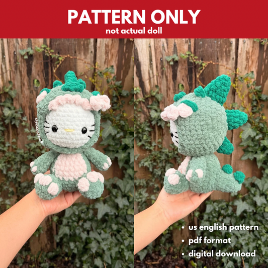 HK in Dino Costume (PATTERN)