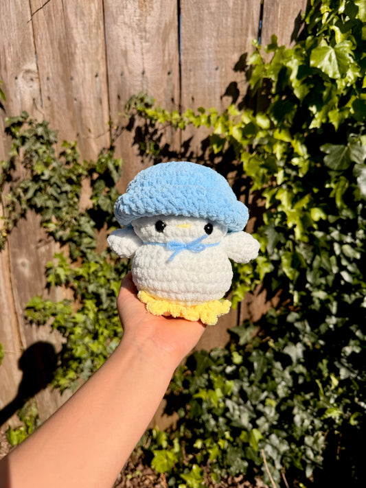 Duck with beanie