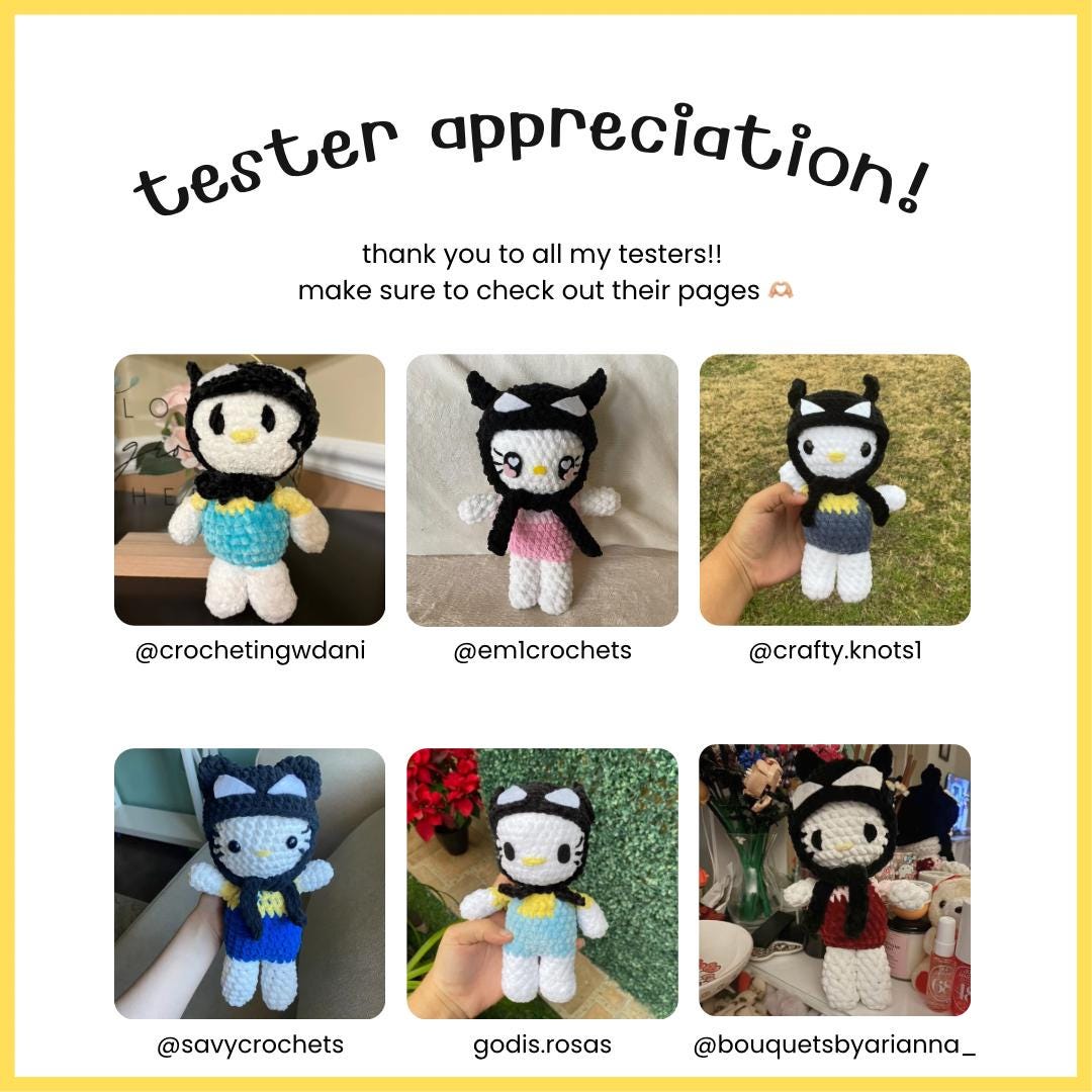 Hello Kitty & Batman (PATTERNS)