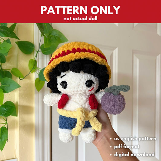 Luffy from "One Piece" PATTERN