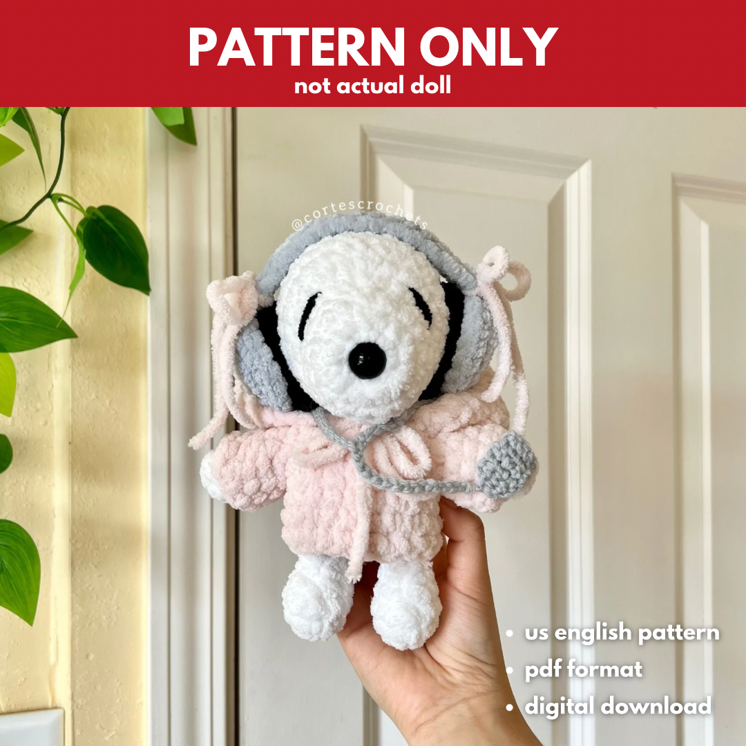 Music Geek Snoopy PATTERN