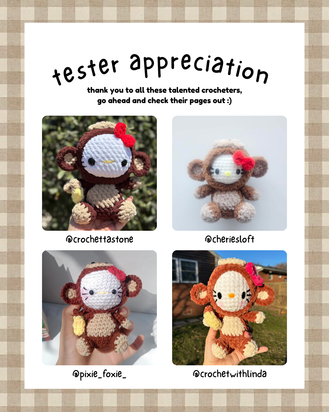 HK in Monkey Costume (PATTERN)