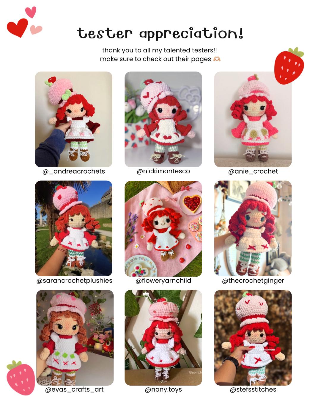 Jumbo Strawberry Girl PATTERN